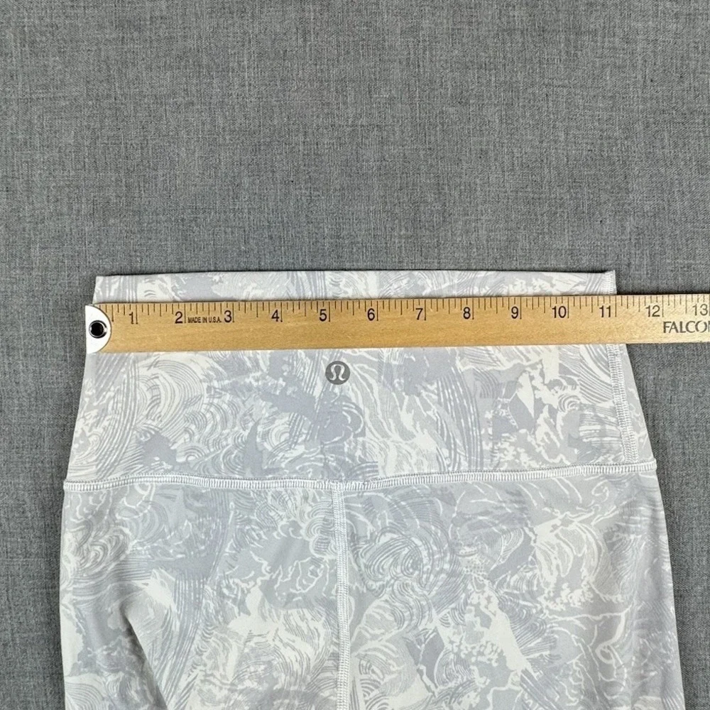 Lululemon Wunder Under Crop High-Rise 21" Womens 4 Tropical Shadow Starlight - Picture 5 of 8